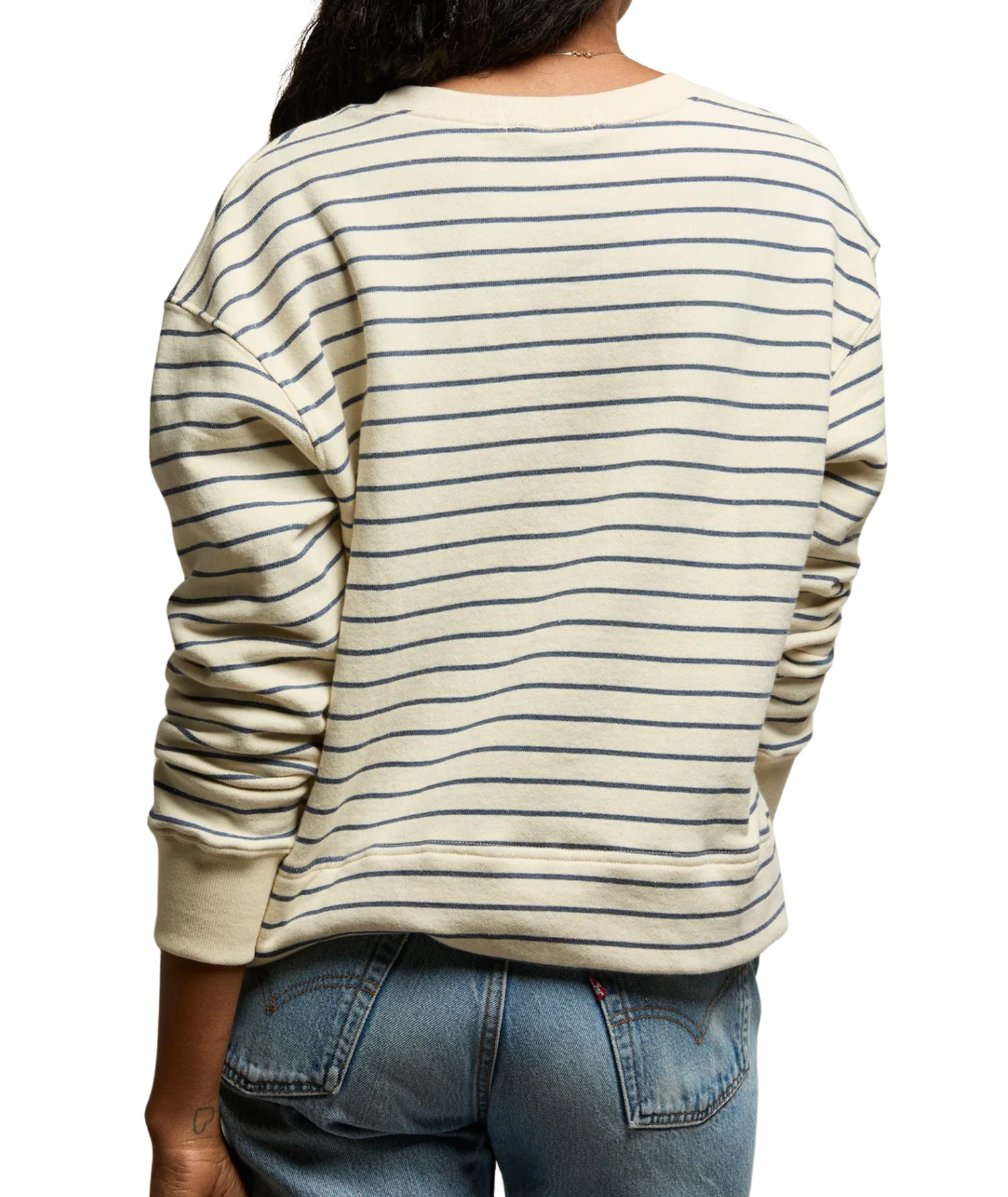 Perfect White Tee Women Tyler Natural/Night Stripe Pullover Womens Casual Tops Perfect White Tee