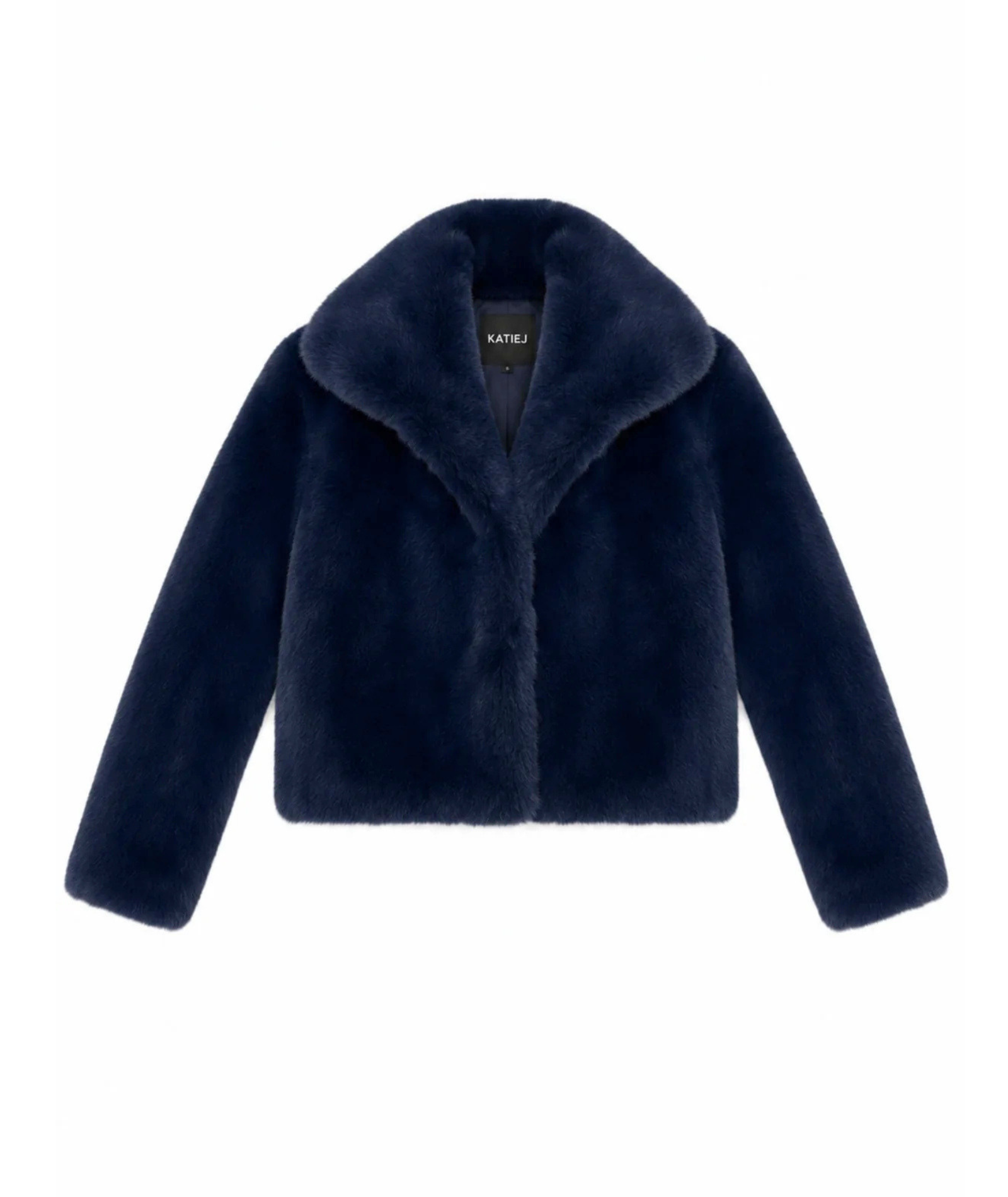 Katie J NYC Girls Roman Cropped Fur Jacket