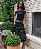 8apart Women Wren Polka Dot Midi Skirt Womens Casual Tops 8apart