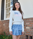 Theme Girls Tiegen American Flag Sweater Girls Casual Tops Theme-NYC