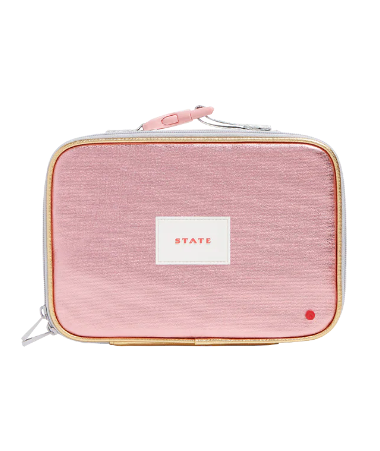 State Bags Rodgers Lunch Box Pink/Silver Accessories State bags Pink