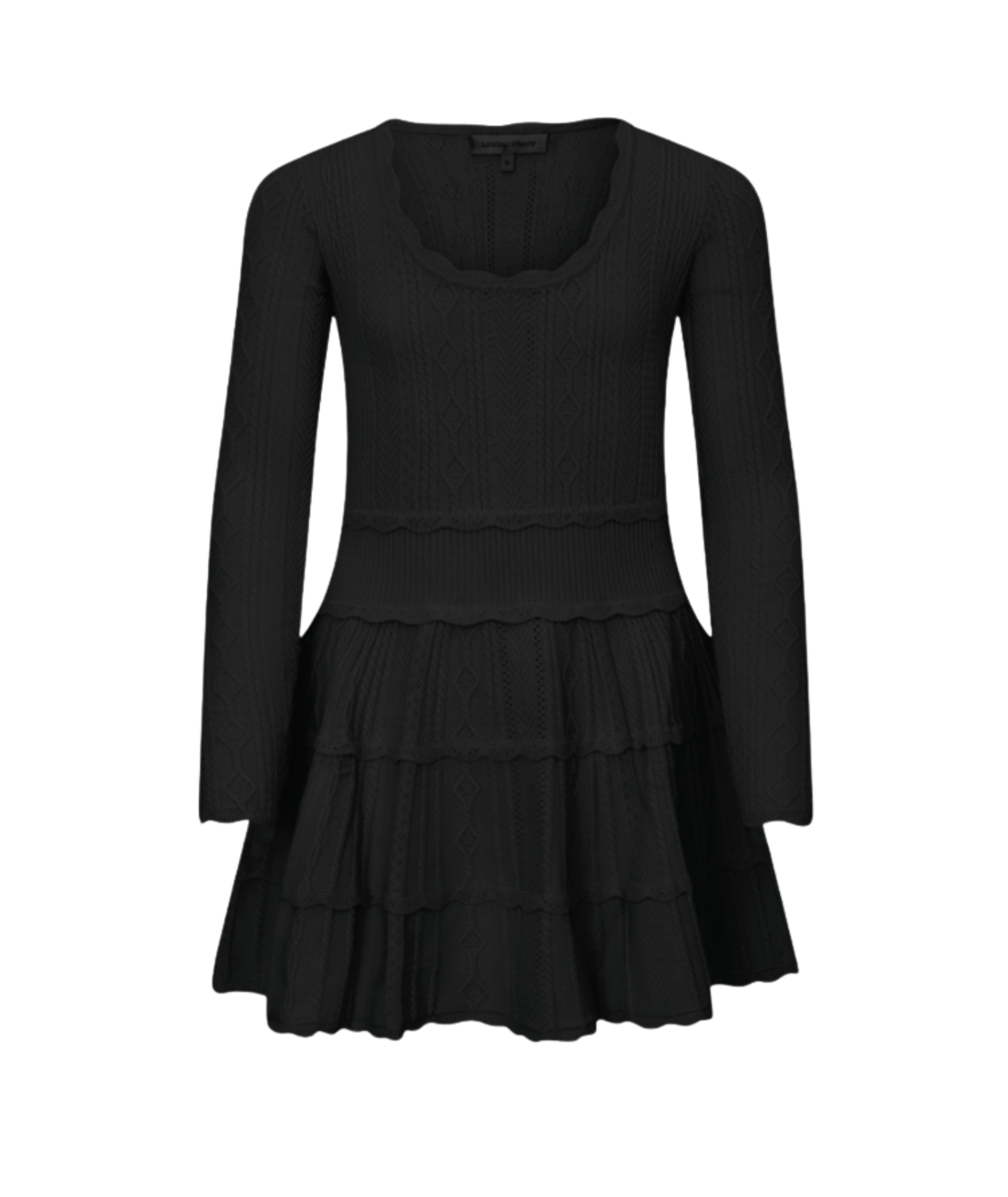 Love Shack Fancy Tween Lunellita Dress Girls Casual Dresses Love Shack Fancy Black Y/S (8)
