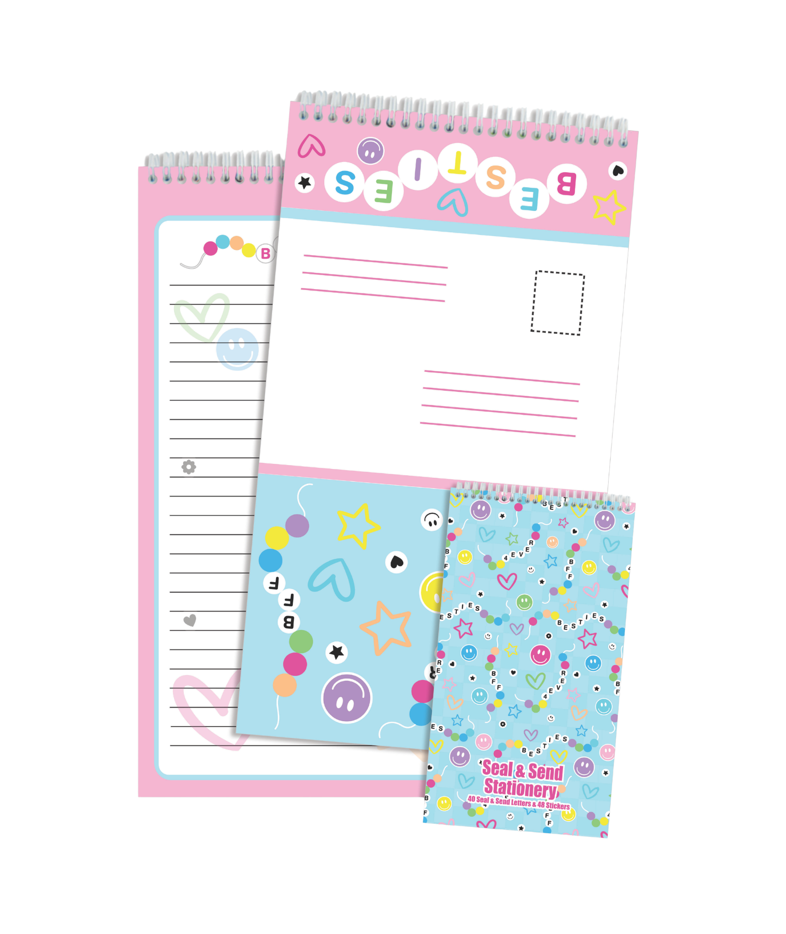 iScream Besties Seal and Send Stationery