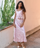 Love Shack Fancy Tween Lelani Top Spiced Camellia Girls Special Tops Love Shack Fancy Pink Y/S (7/8)