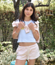 Katie J NYC Girls Tucker Low Waisted Shorts Girls Casual Bottoms Katie J NYC Baby Pink Y/S (7/8)