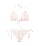 Love Shack Fancy Tween Dannie Bikini Poppy Red Accessories Love Shack Fancy Floral Y/S (7/8)