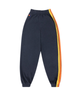 Aviator Nation Kids Classic 5 Stripe Sweatpants Girls Casual Bottoms Aviator Nation Charcoal Y/4