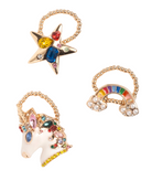 Super Smalls Gloss It Rainbow Lip Gloss Ring Set Accessories Super Smalls