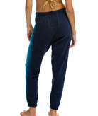 Aviator Nation Women 5 Stripe Sweatpants Navy/Blue Womens Casual Bottoms Aviator Nation
