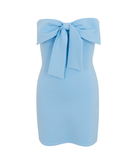 Gold Rush NYC Girls Teddie Bow Dress Girls Special Dresses Gold Rush NYC Sky Blue Y/S (7/8)