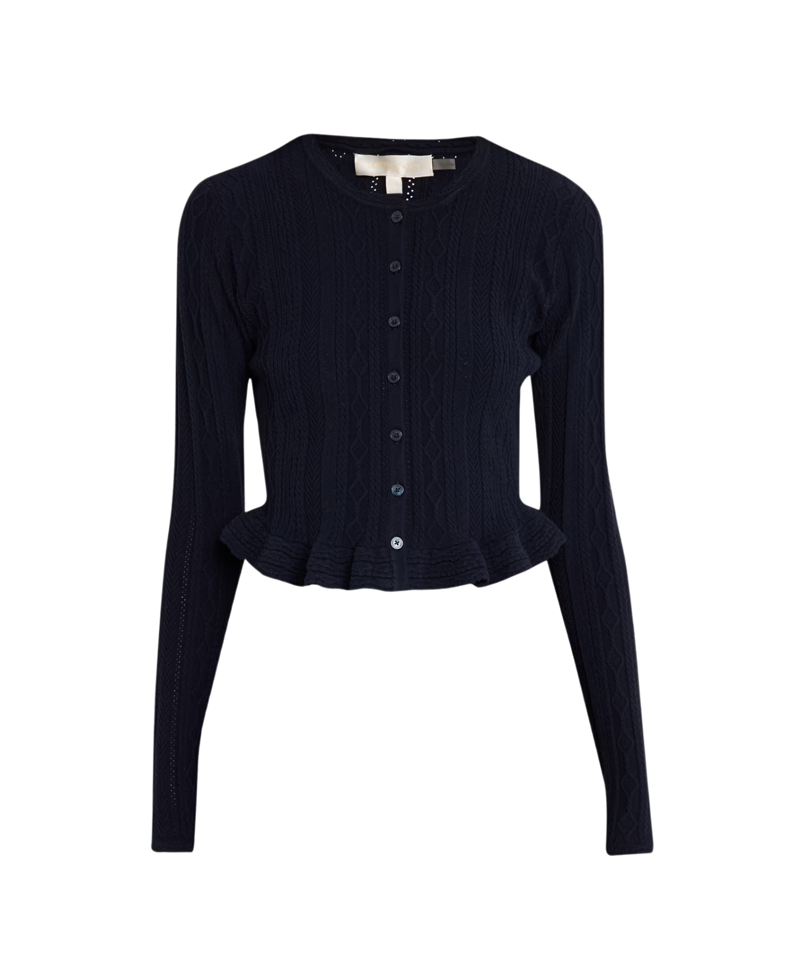 Love Shack Fancy Women Orly Cardigan Midnight Kiss