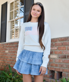 Theme Girls Tiegen American Flag Sweater Girls Casual Tops Theme-NYC