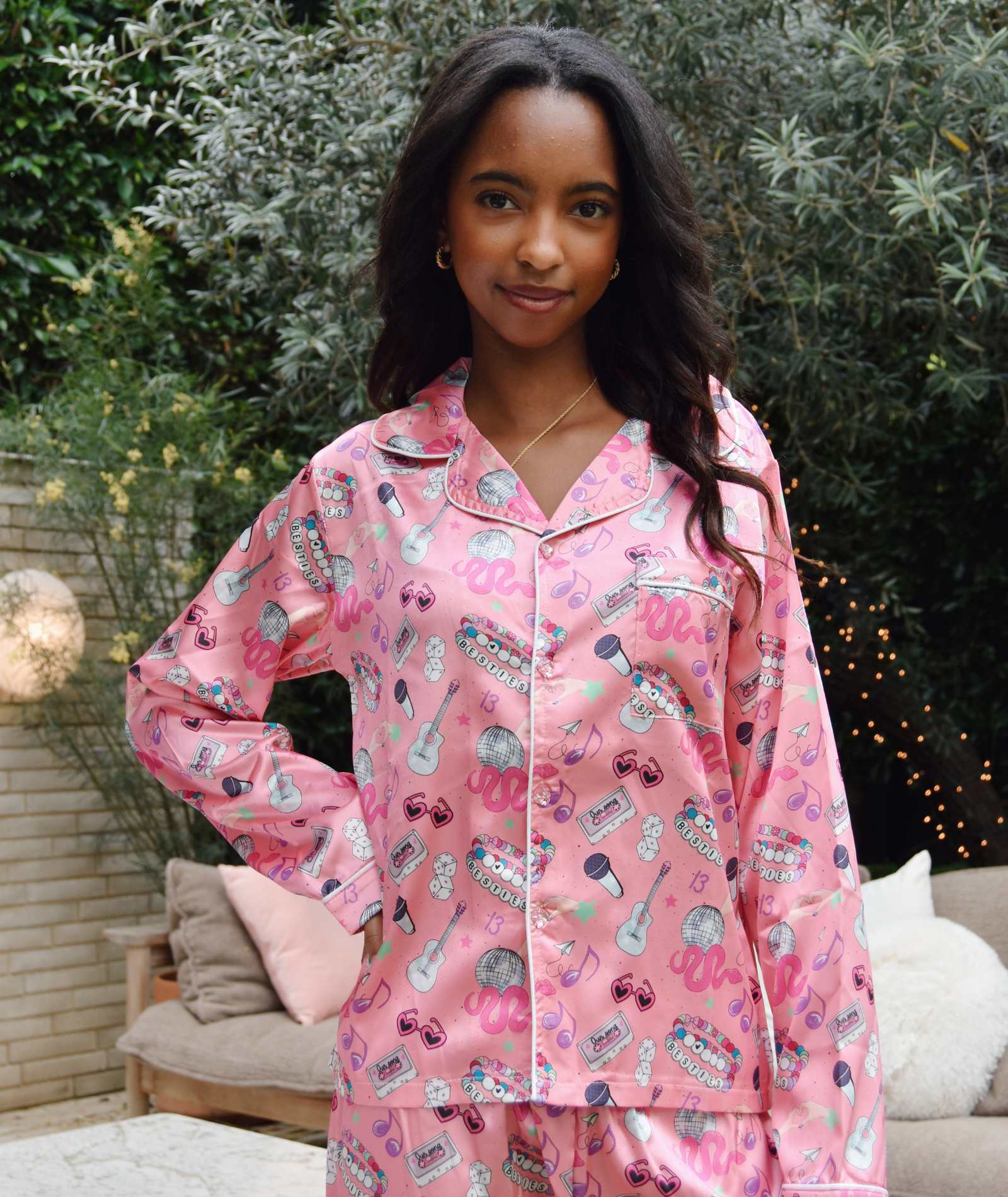 Mini Dreamers Girls Tay Tay Showgirl Silky Set Accessories Mini Dreamers