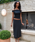 8apart Women Wren Polka Dot Midi Skirt Womens Casual Tops 8apart