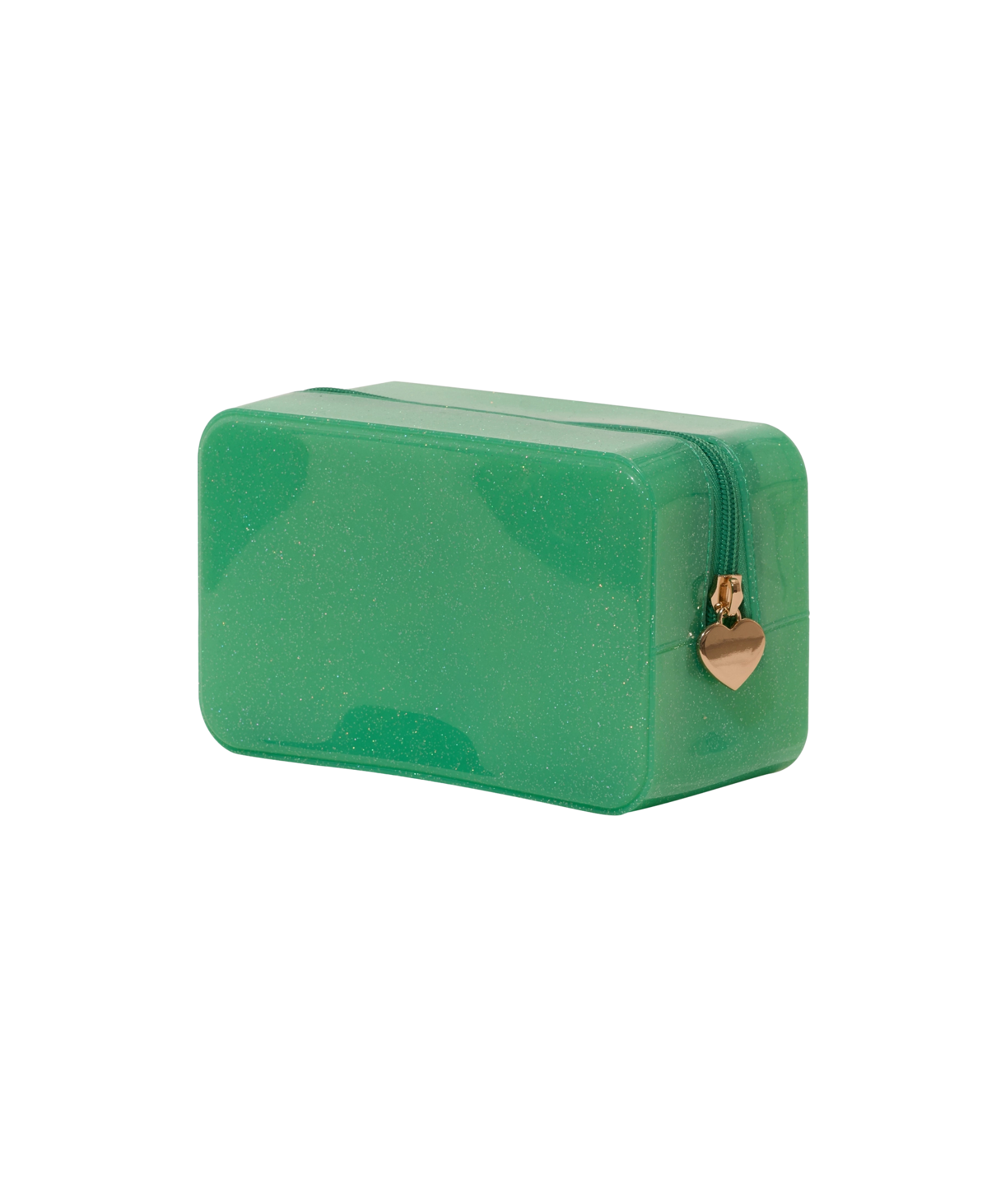Malibu Jelly Glitter Pouch - Medium Accessories Malibu Sugar Kelly Green