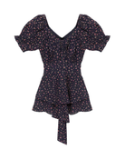 Katie J NYC Girls Midnight Ditsy Floral Delilah Dress Girls Casual Dresses Katie J NYC
