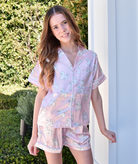 Tweenstyle Girls Silky Shorts Lounge Set Poodles Accessories Sparkle by Stoopher