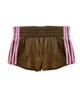 Katie J NYC Girls Jordyn Shorts Chocolate/Baby Pink Girls Casual Bottoms Katie J NYC Brown Y/S (7/8)