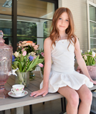 Mini Dreamers Girls Joelle Bubble Dress Girls Casual Dresses Mini Dreamers