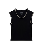 Katie J NYC Girls Buffy Top Girls Casual Tops Katie J NYC Black Y/S (7/8)