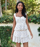 Love Shack Fancy Women Kaelin Top Antique Vanilla