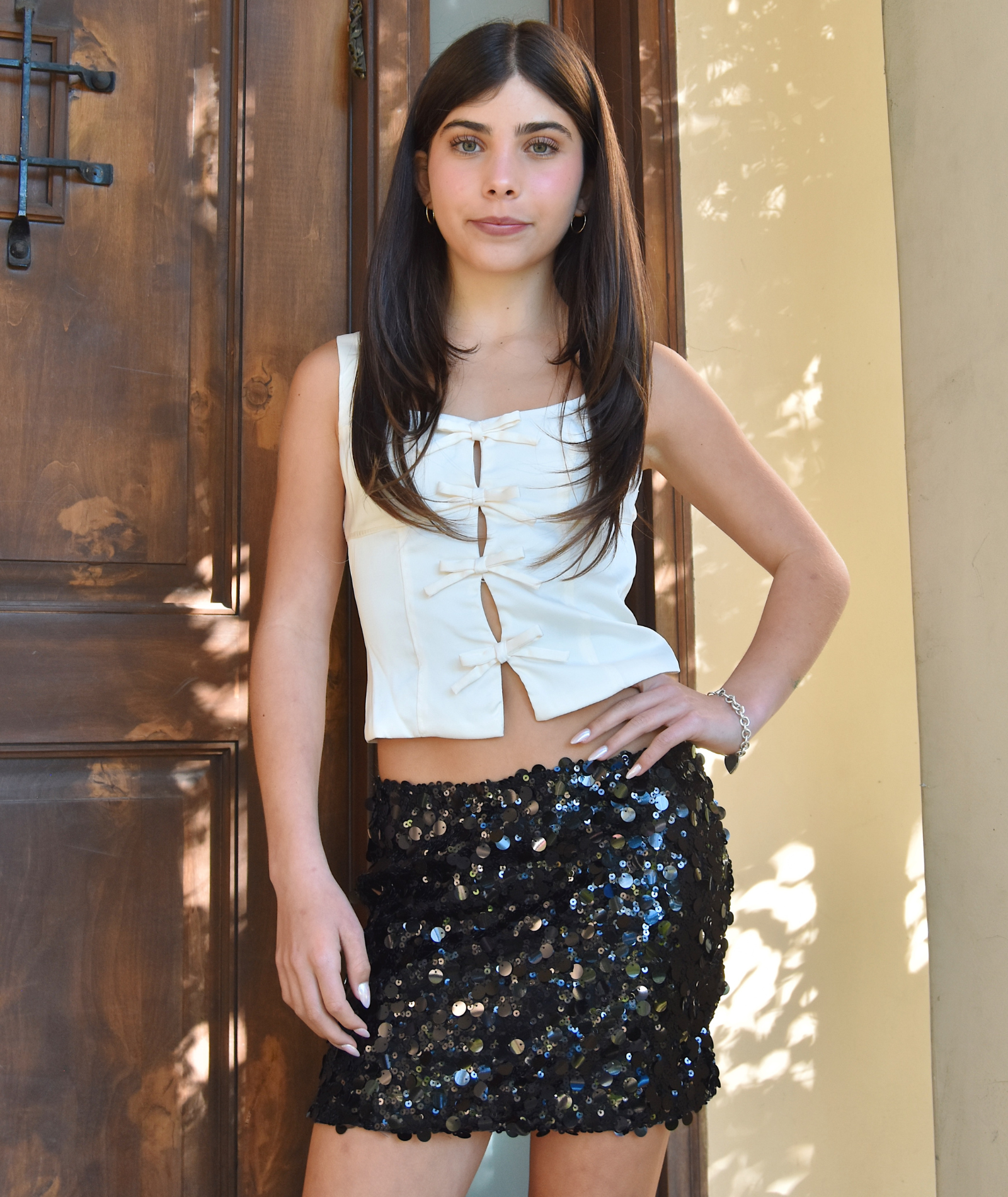 stina skirt type C ブラック ピンク stina skirt type C ブラック