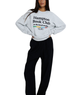 Sunny Somewhere Women Hampton Book Club Sweatshirt