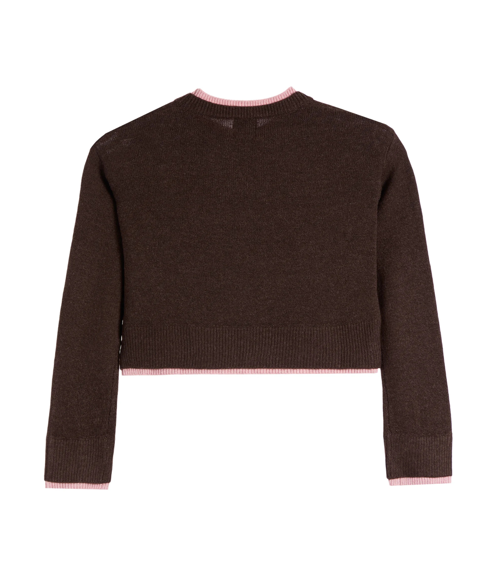 Katie J NYC Girls Nova Sweater Espresso/Pink Girls Casual Tops Katie J NYC