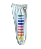 Rowdy Sprout Girls True Colors Sweatpants Bone Girls Casual Bottoms Rowdy Sprout