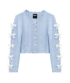 Katie J NYC Girls Gracyn Cardigan Girls Casual Tops Katie J NYC Baby Blue Y/S (7/8)
