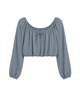 Katie J NYC Girls Monica Long Sleeve Silky Georgette Top