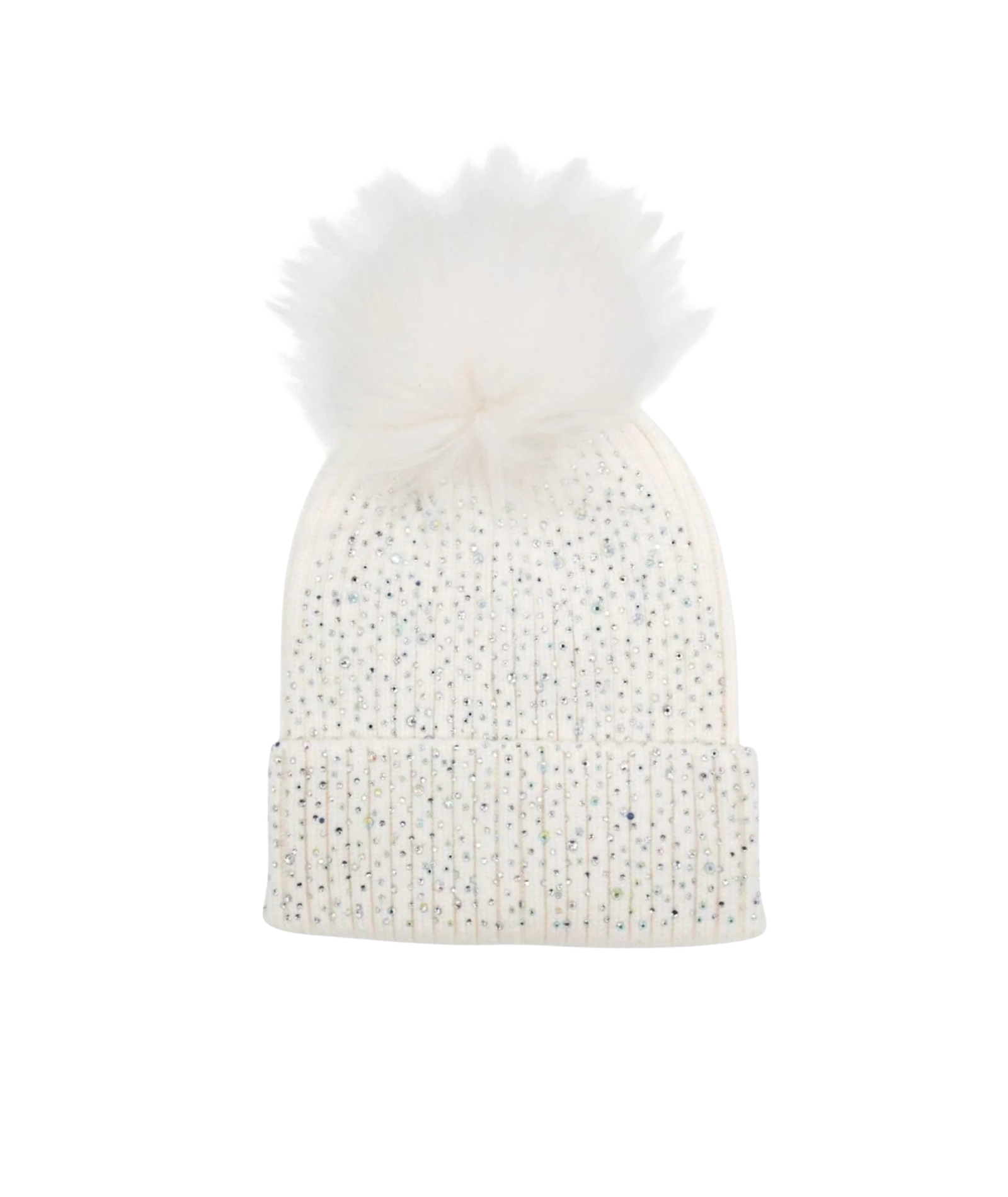 Bari Lynn Pom Hat Fully Crystallized