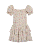 Katie J NYC Girls Mulberry Bouquet Floral Lainey Dress Girls Casual Dresses Katie J NYC