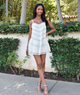 Love Shack Fancy Women Harbor Habotai Lace Bessette Dress