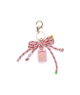 Mahjong Key Chain Pink Bow Accessories Frankie's Exclusives Pink