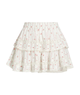 Love Shack Fancy Women Ruffle Mini Skirt Poppy Red Womens Casual Bottoms Love Shack Fancy Floral Juniors/Women XXS