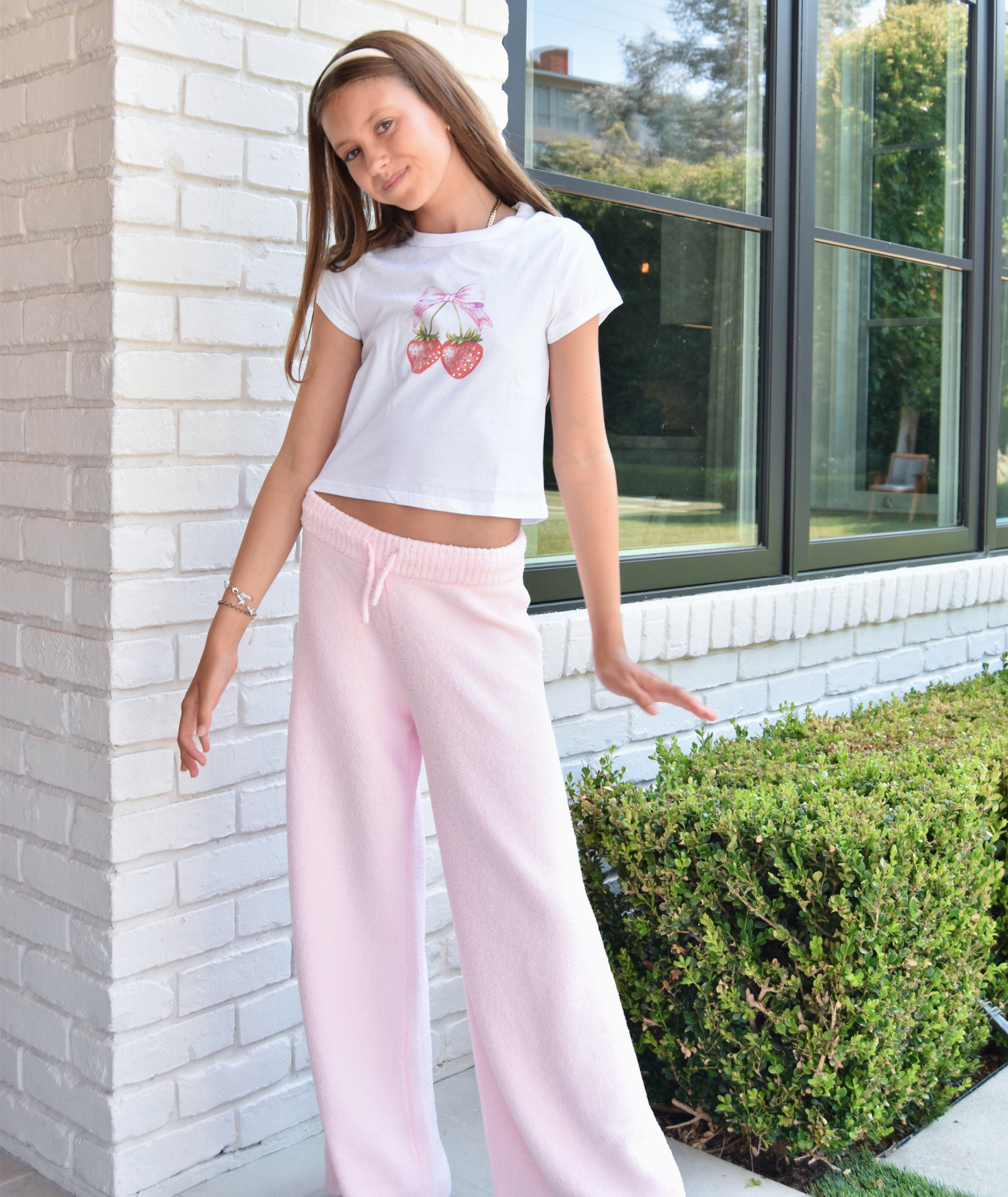 Katie J NYC Girls Parker Wide Leg Pants Girls Casual Bottoms Katie J NYC