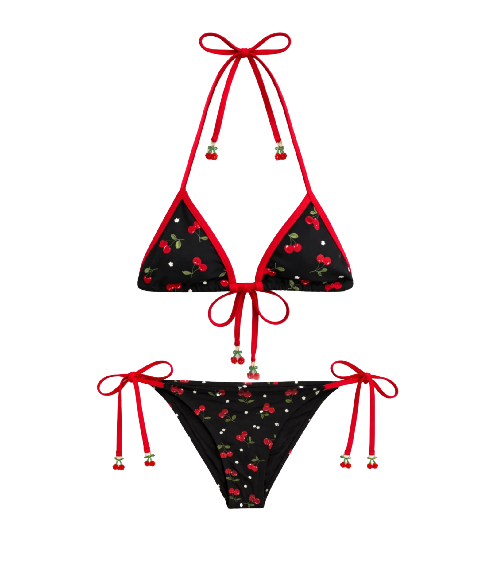 Katie J NYC Girls Chelly Bikini Cherry Ditsy