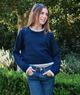 Katie J NYC Girls Nova Sweater Evening Blue/Baby Blue