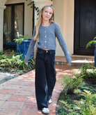 DL1961 Girls Lily Nightshade Wide Leg Jeans Girls Denim DL1961