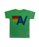 Aviator Nation Kids Logo Tee Girls Casual Tops Aviator Nation Kelly Green Y/4