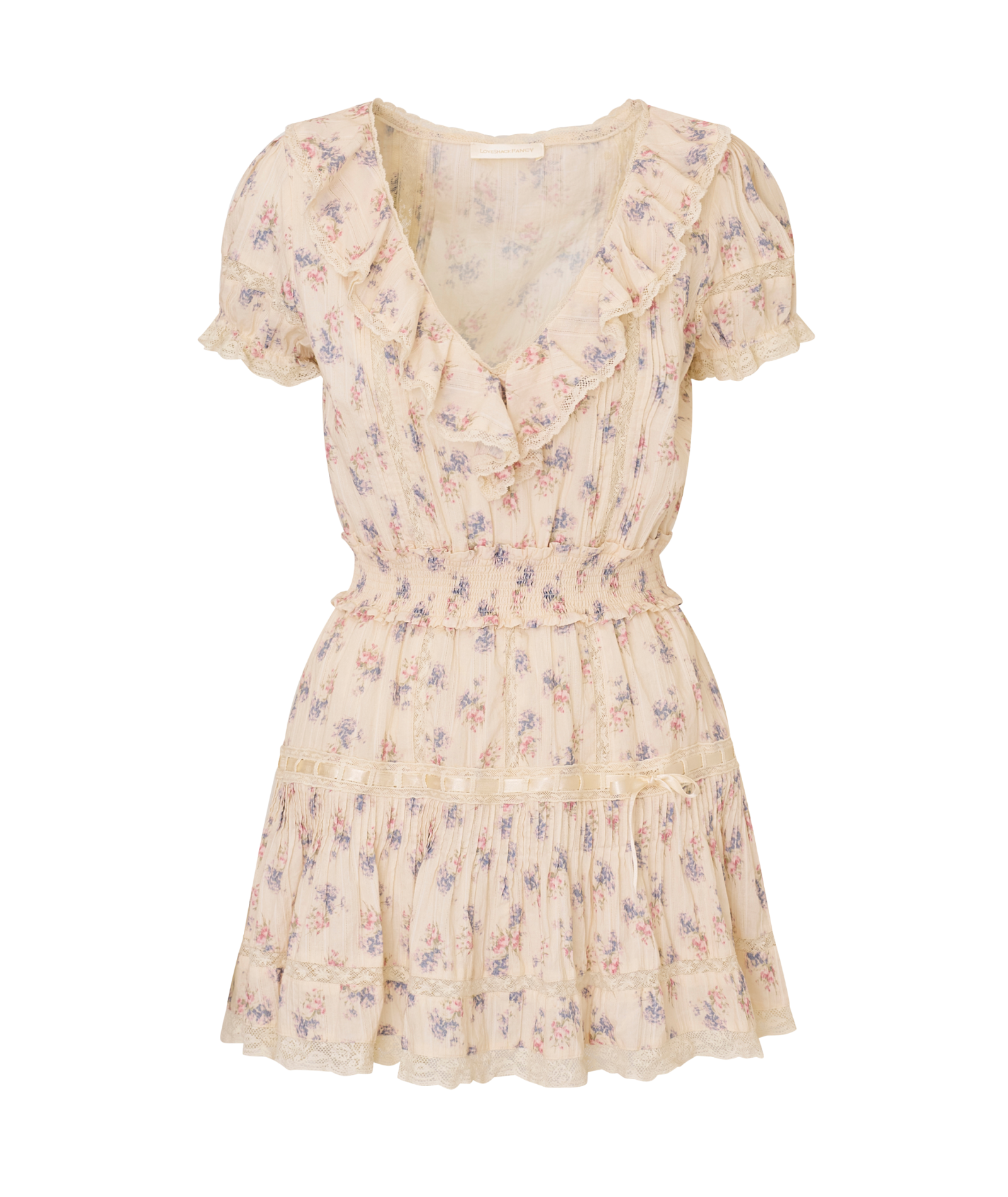 Love Shack Fancy Women Devella Dress Antique Vanilla