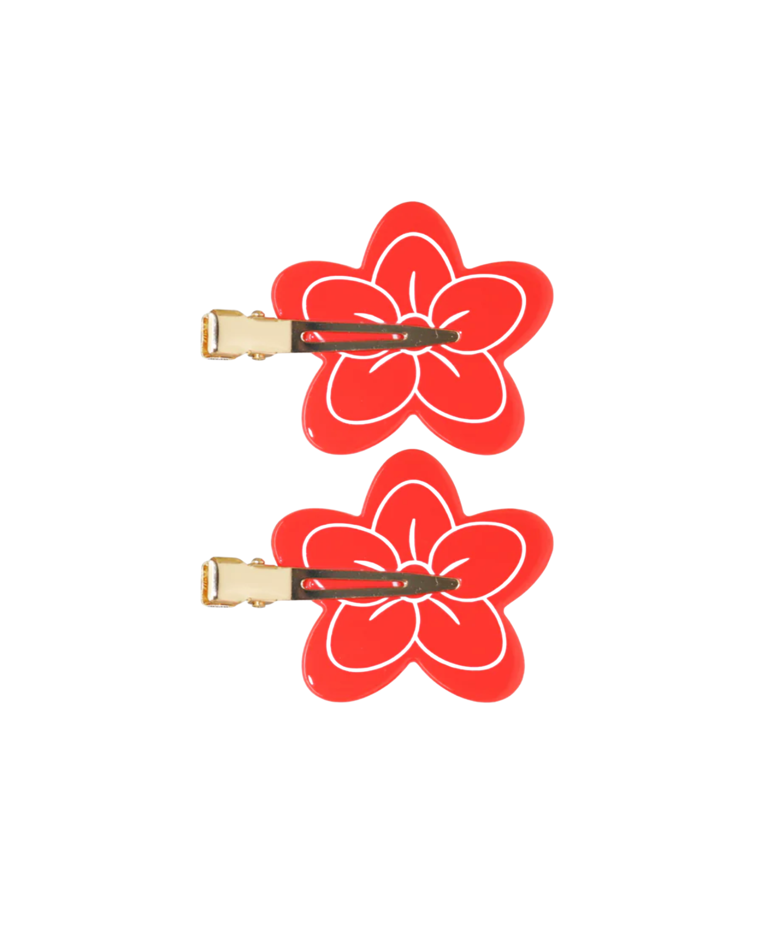 Emi Jay Cloud Popstar Clips in Hibiscus Beach Accessories Emi Jay Multi