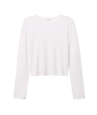 Perfect White Tee Women Jamie Recycled Cotton Long Sleeve Tee Womens Casual Tops Perfect White Tee