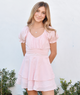 Katie J NYC Girls Delilah Dress Girls Casual Dresses Katie J NYC Baby Pink Y/S (7/8)
