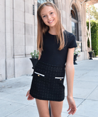 Gold Rush NYC Girls Bailey Ribbed Body Suit Girls Casual Tops Gold Rush NYC