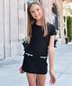 Gold Rush NYC Girls Ryan Tweed Skirt