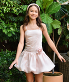 Theme Girls Bailey Pastel Pink Taffeta Ballet Dress Girls Special Dresses Theme-NYC