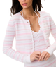 Love Shack Fancy Women Dessa Cardigan Marbella Stripe Womens Casual Tops Love Shack Fancy Striped Juniors/Women XXS