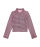 DL1961 Girls Manning Pink Houndstooth Manning Jacket Distressed/seasonal girls DL1961 Pink Y/S (7/8)